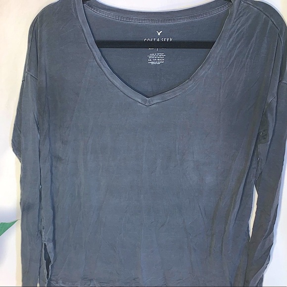 Gray Long-Sleeve Shirt - Picture 2 of 3